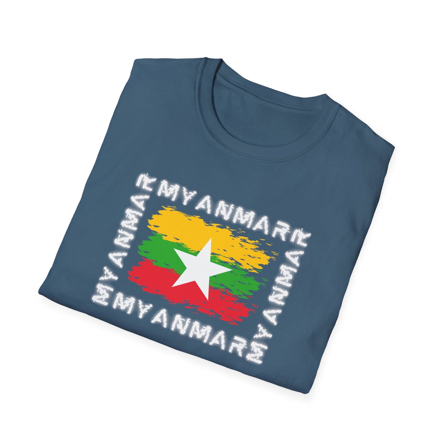 Beautiful Myanmar Flag T-Shirt