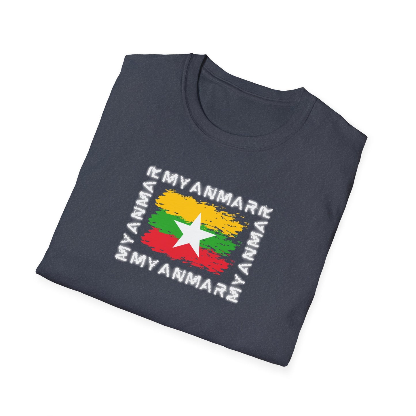 Beautiful Myanmar Flag T-Shirt