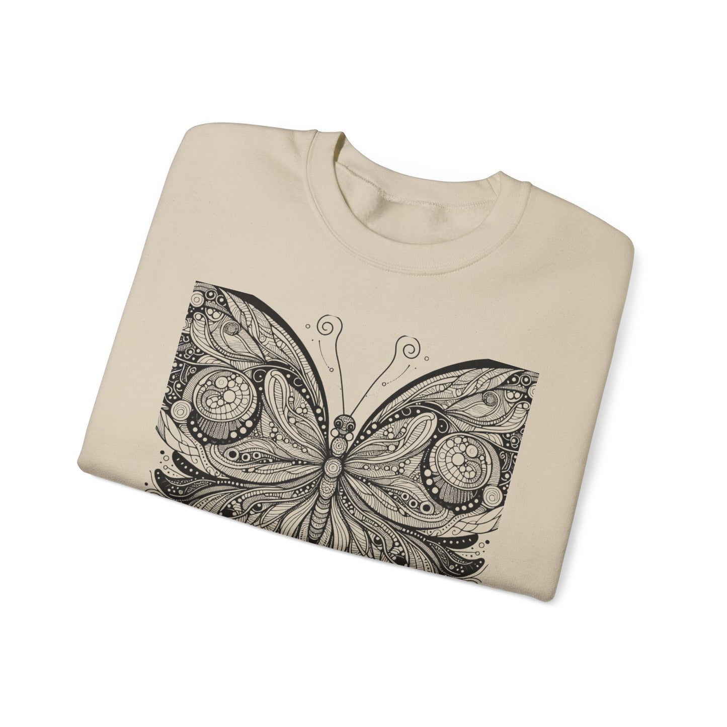 Black Butterfly Sweatshirt