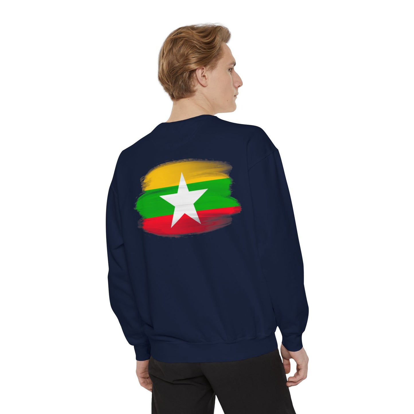 Myanmar Flag Sweatshirt