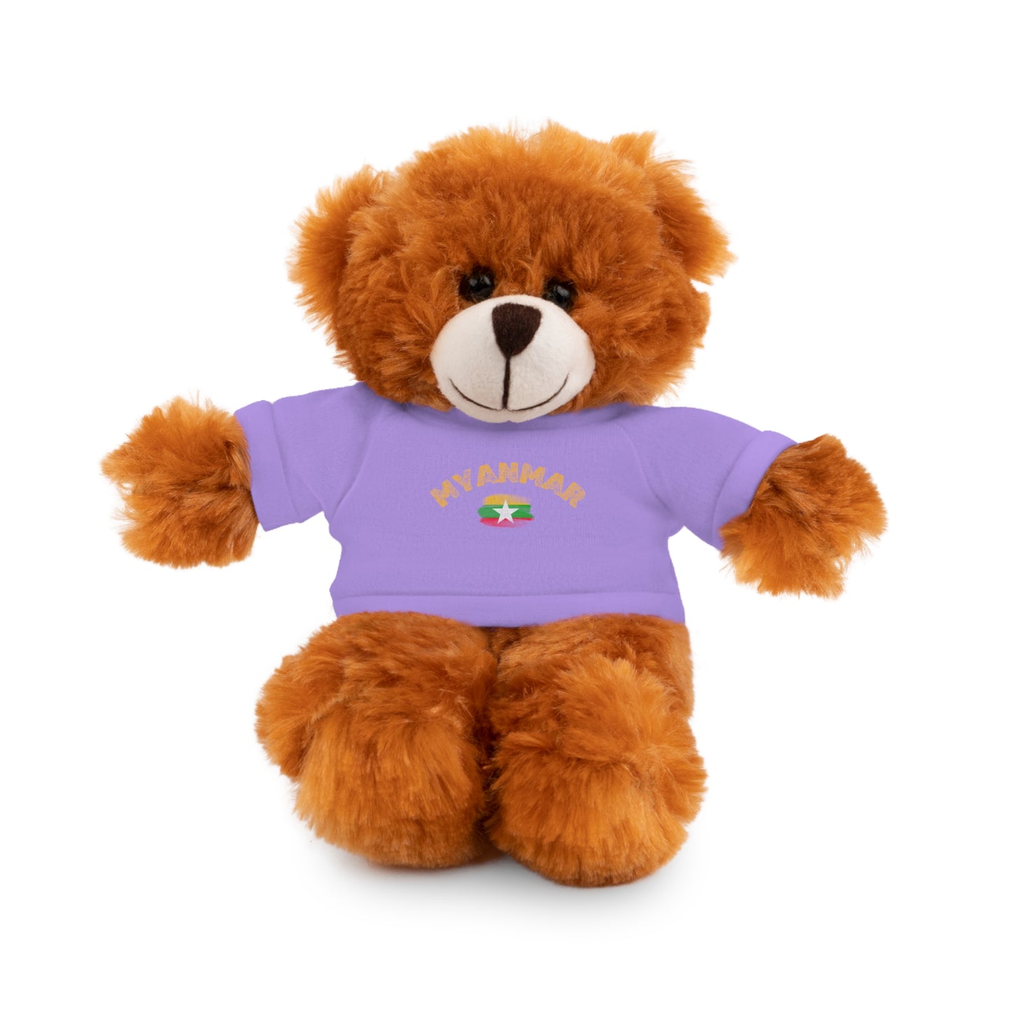 Stuffed Animals with Myanmar Flag Tee