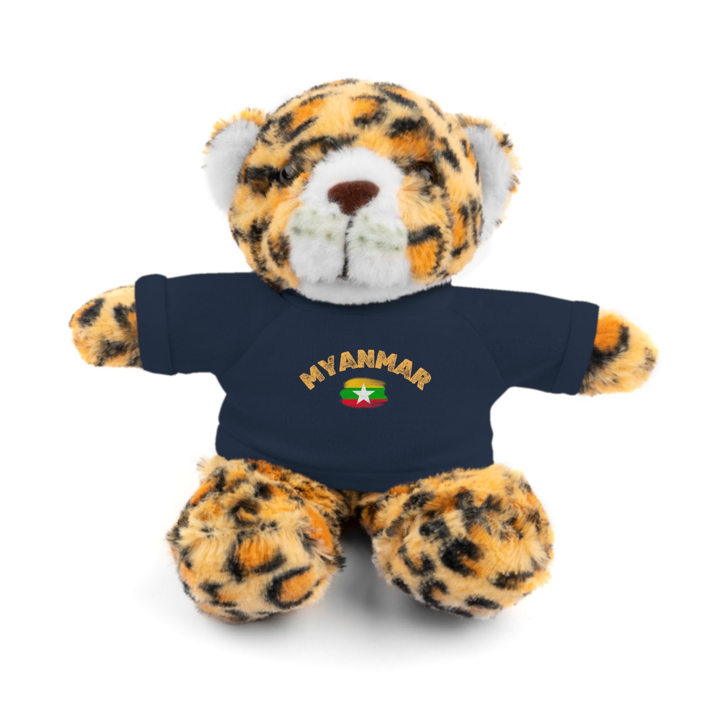 Stuffed Animals with Myanmar Flag Tee