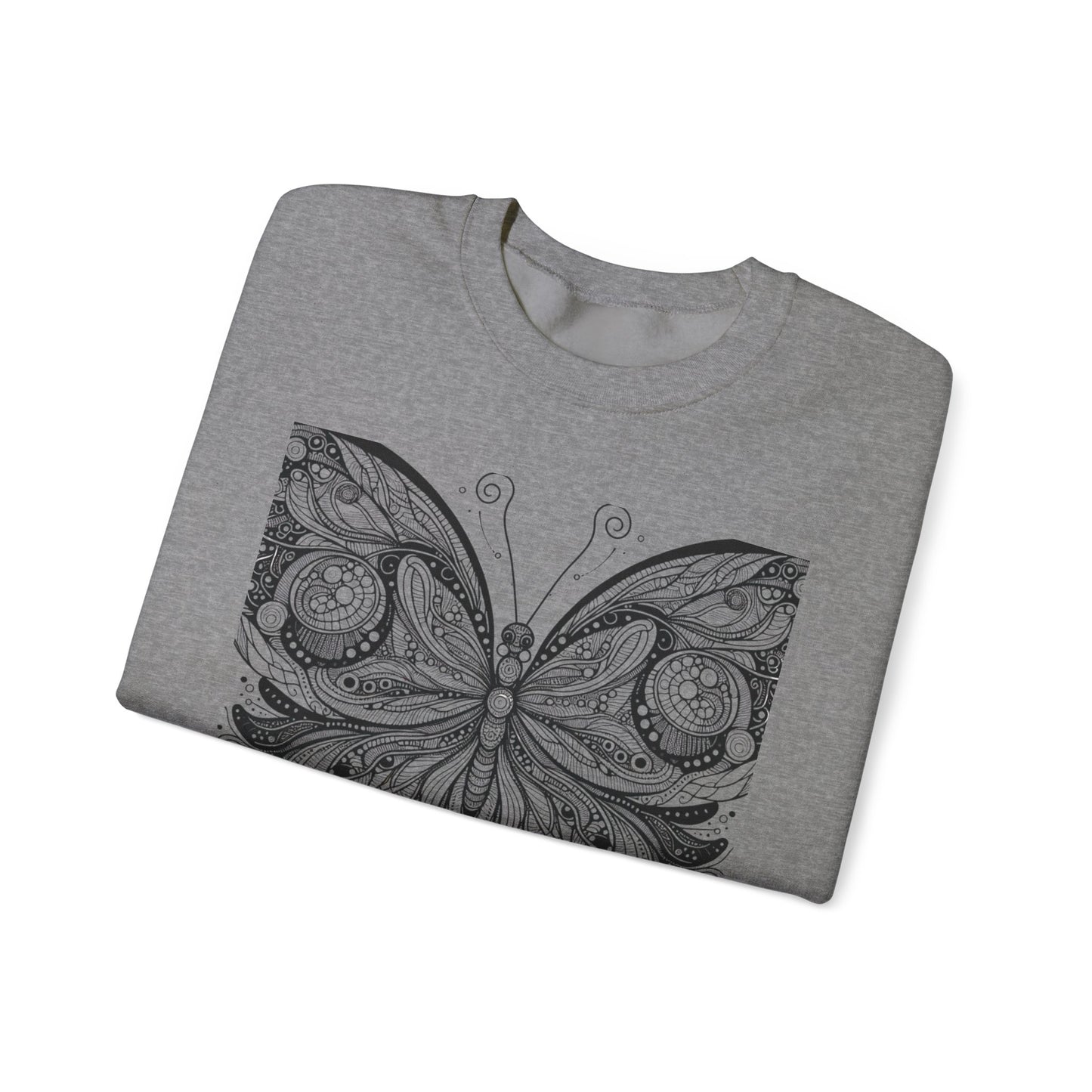 Black Butterfly Sweatshirt