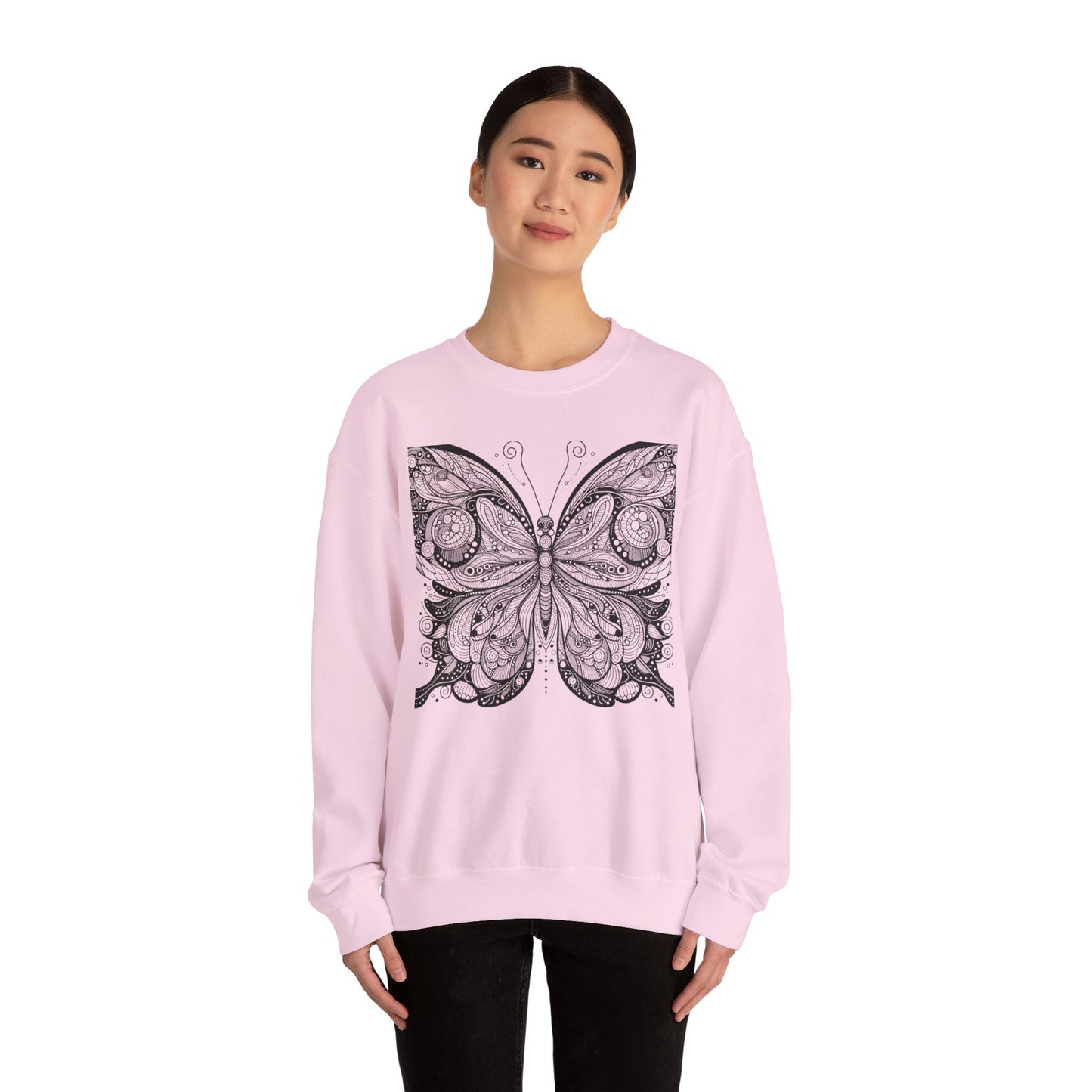 Black Butterfly Sweatshirt