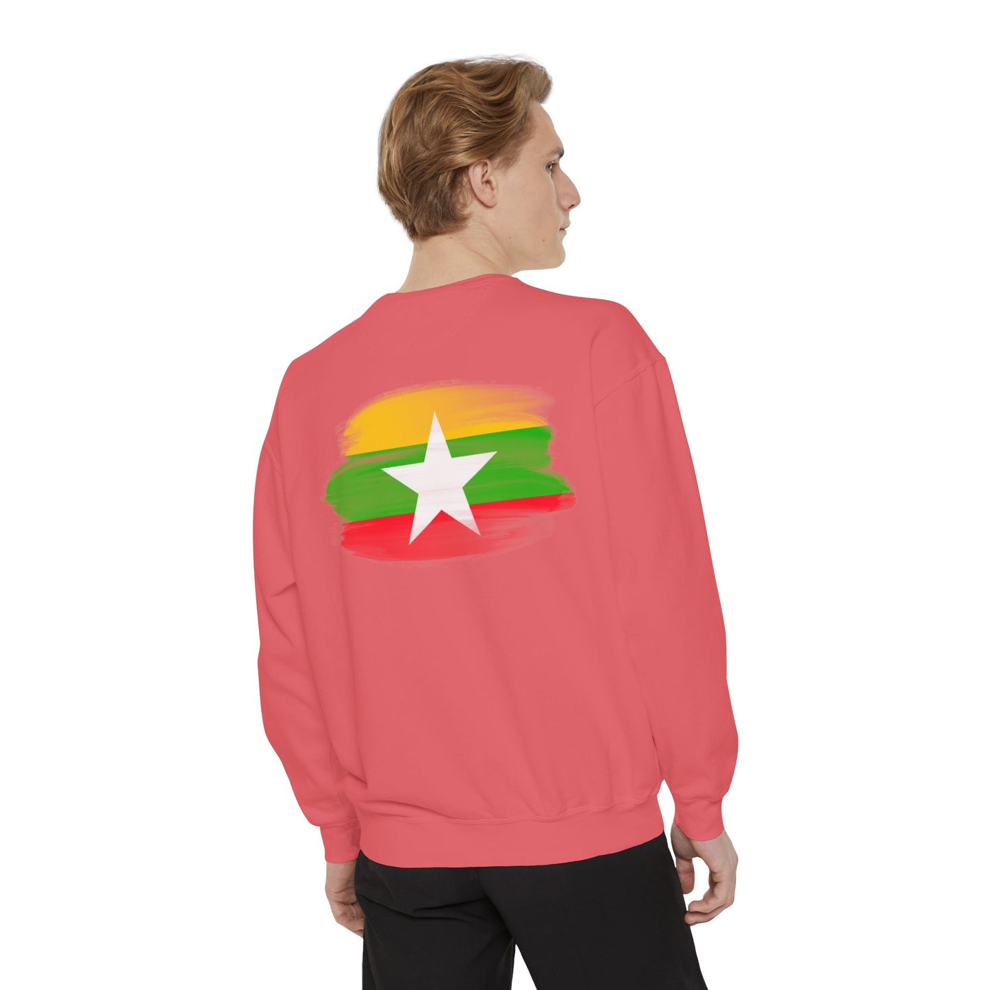 Myanmar Flag Sweatshirt