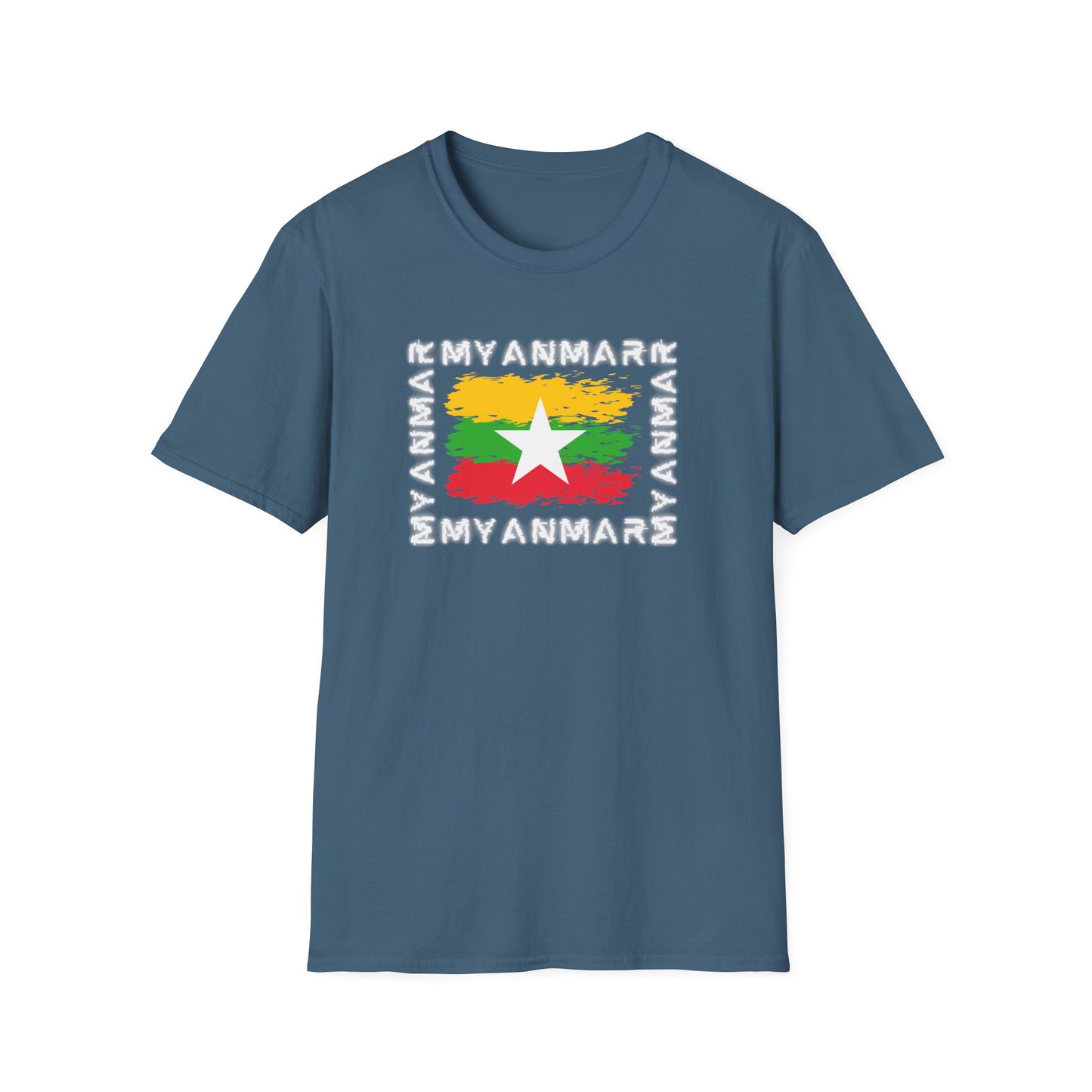 Beautiful Myanmar Flag T-Shirt