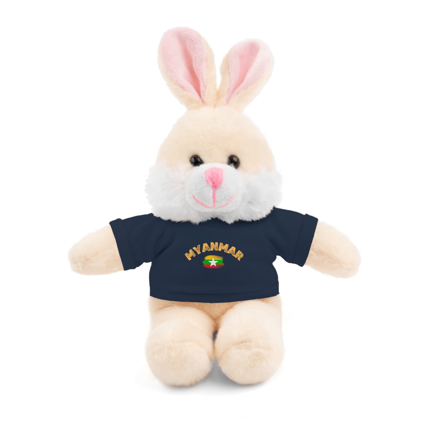 Stuffed Animals with Myanmar Flag Tee