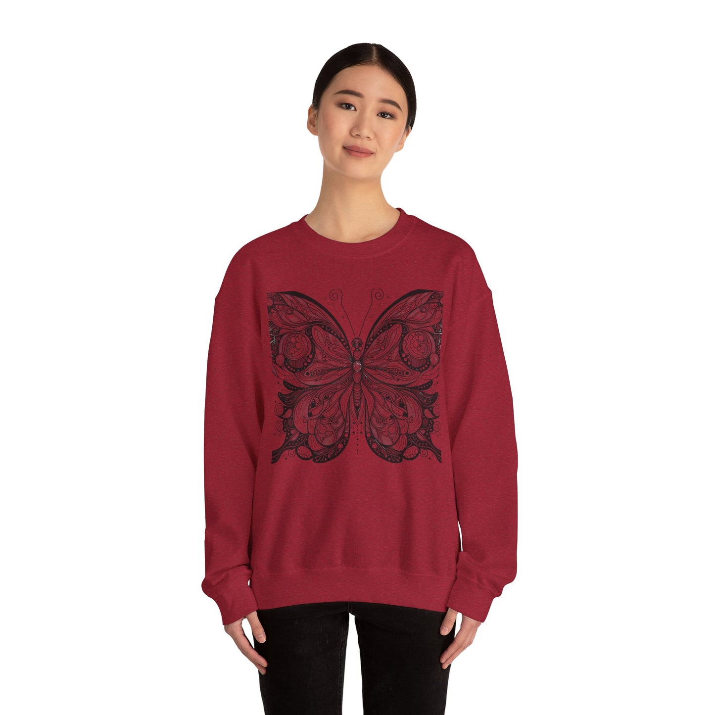 Black Butterfly Sweatshirt