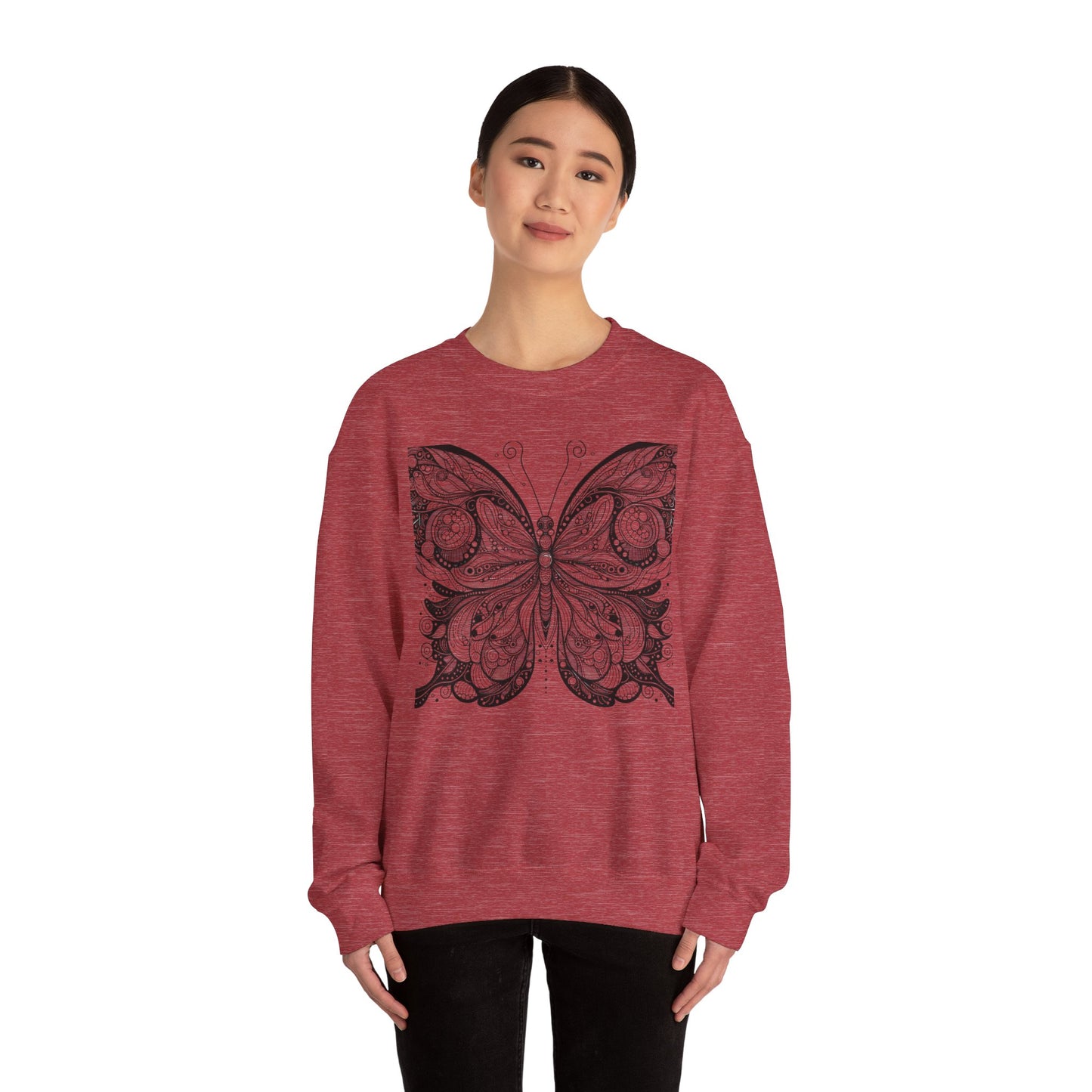 Black Butterfly Sweatshirt