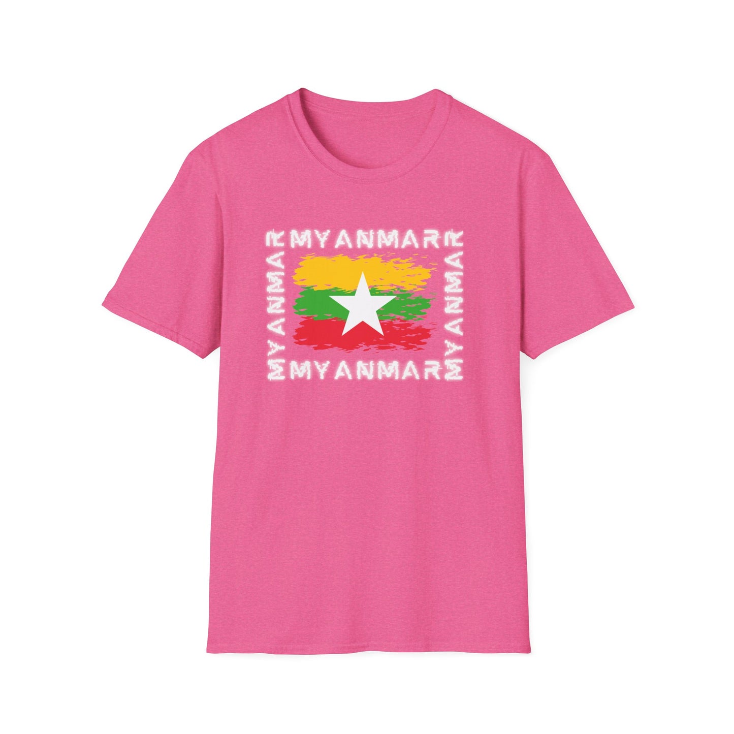 Beautiful Myanmar Flag T-Shirt