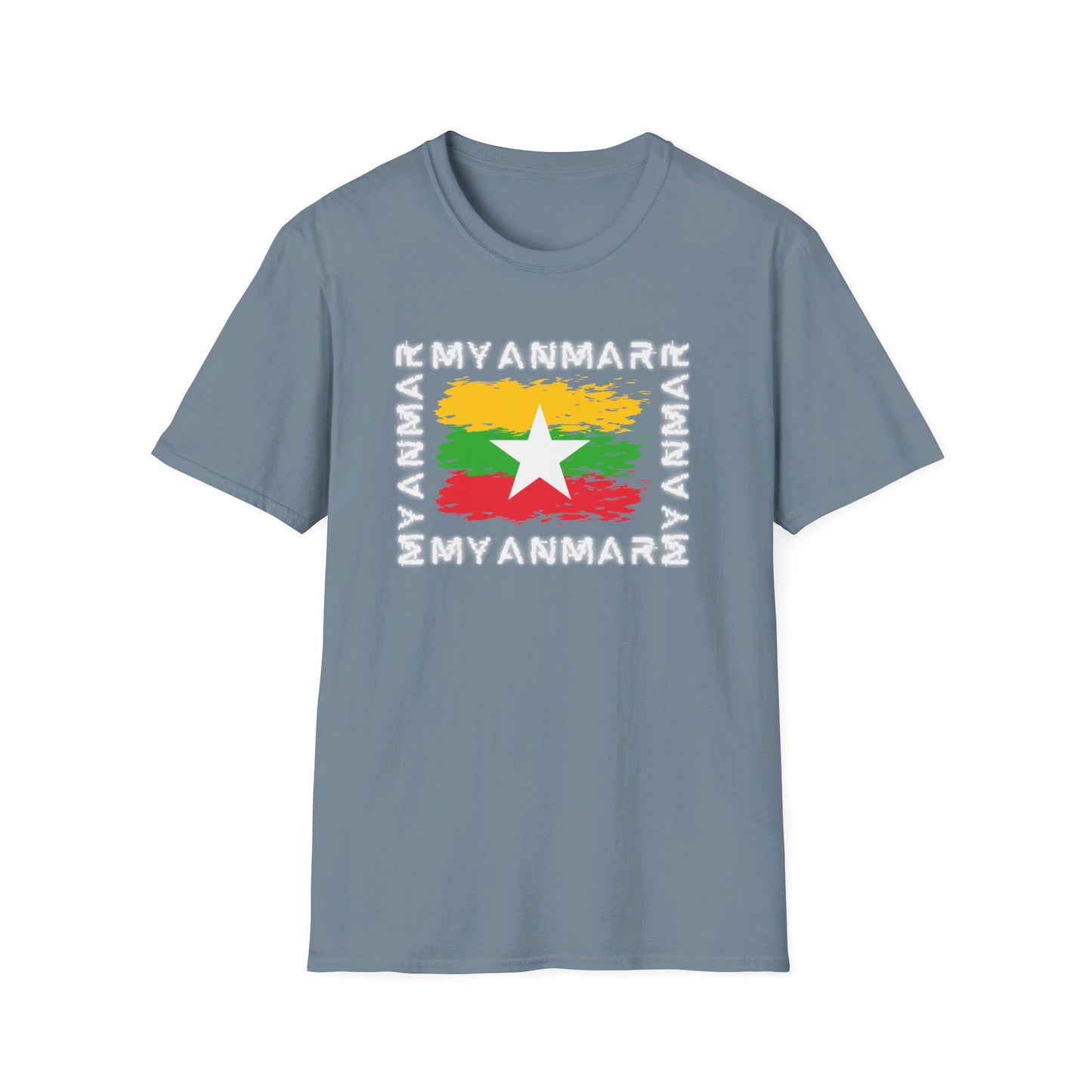 Beautiful Myanmar Flag T-Shirt