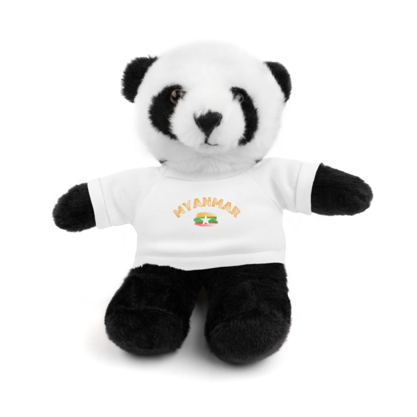 Stuffed Animals with Myanmar Flag Tee