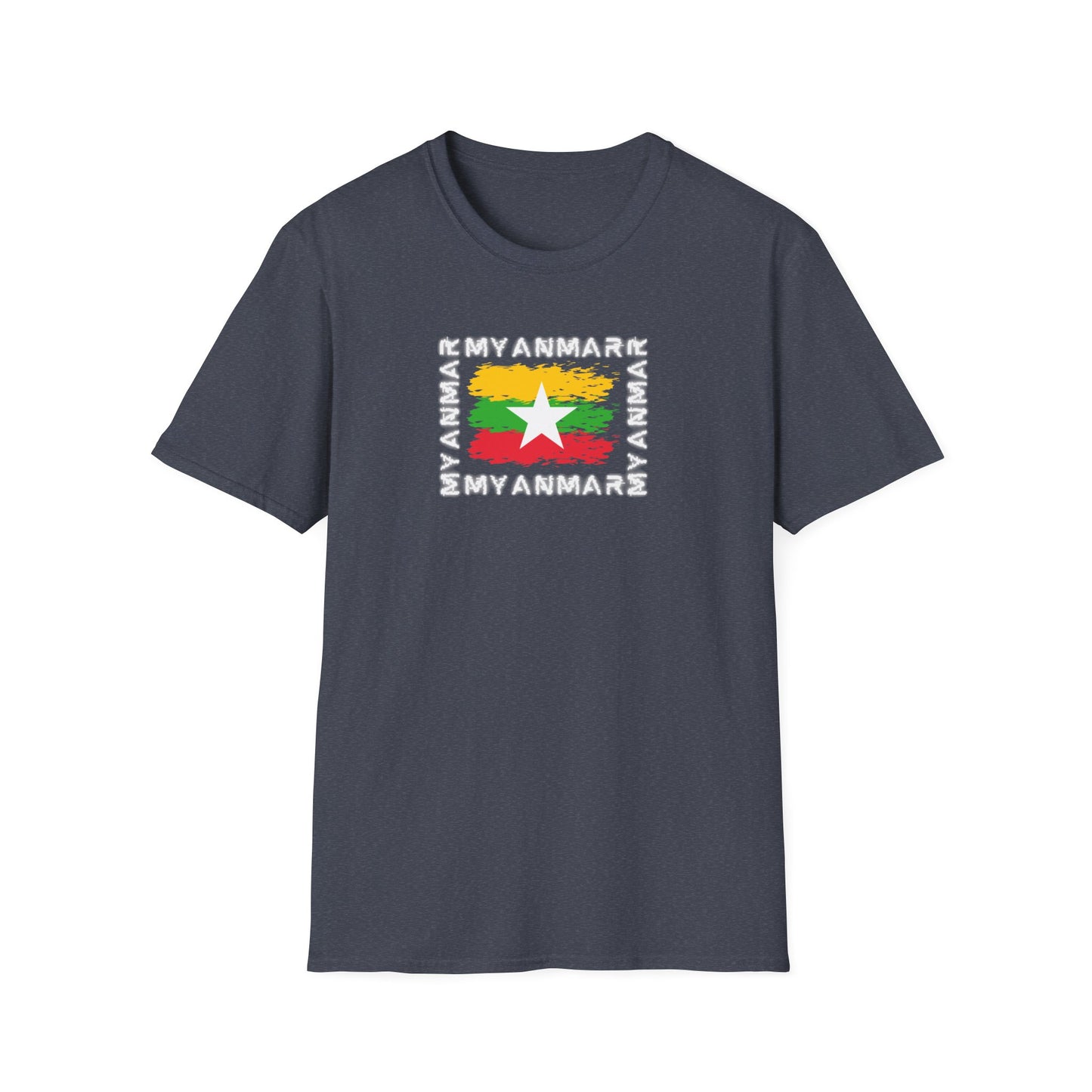 Beautiful Myanmar Flag T-Shirt