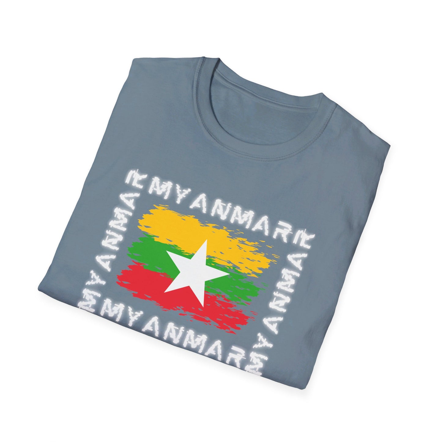 Beautiful Myanmar Flag T-Shirt