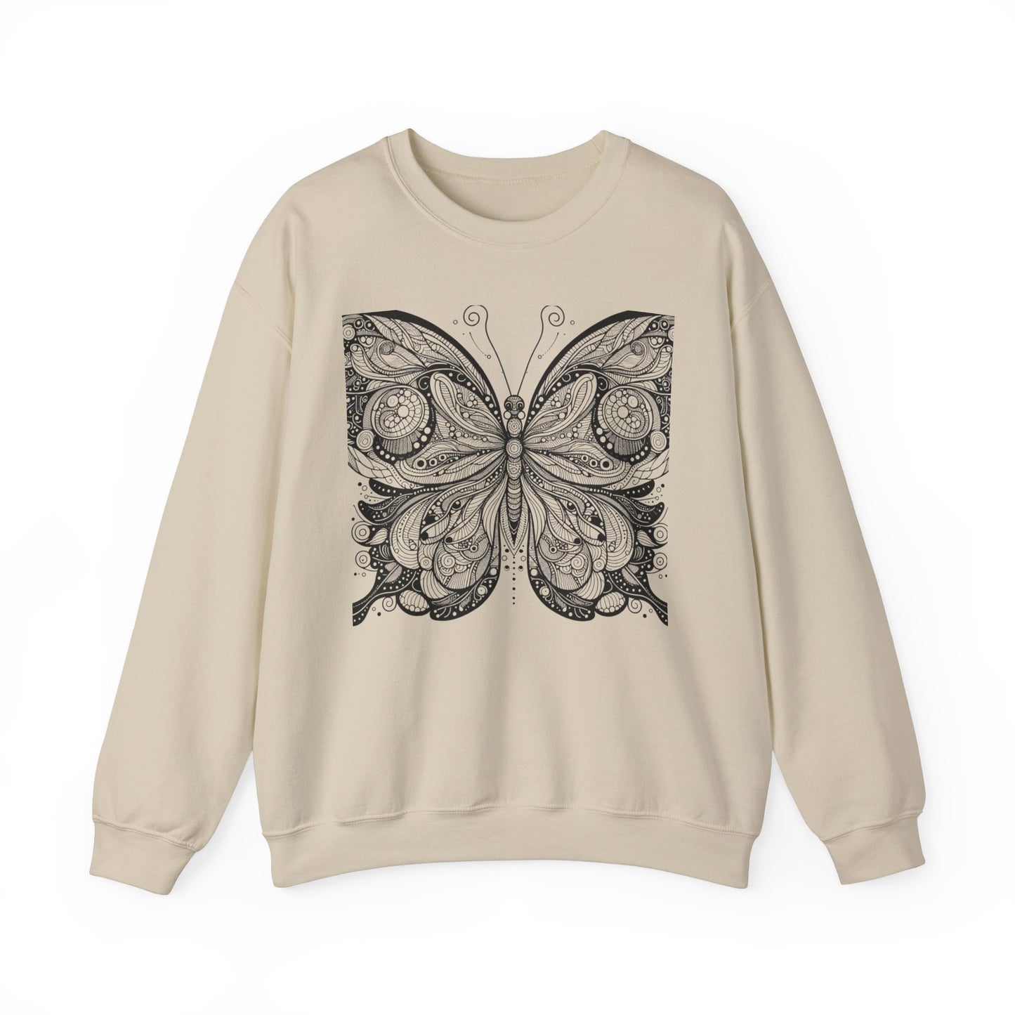 Black Butterfly Sweatshirt