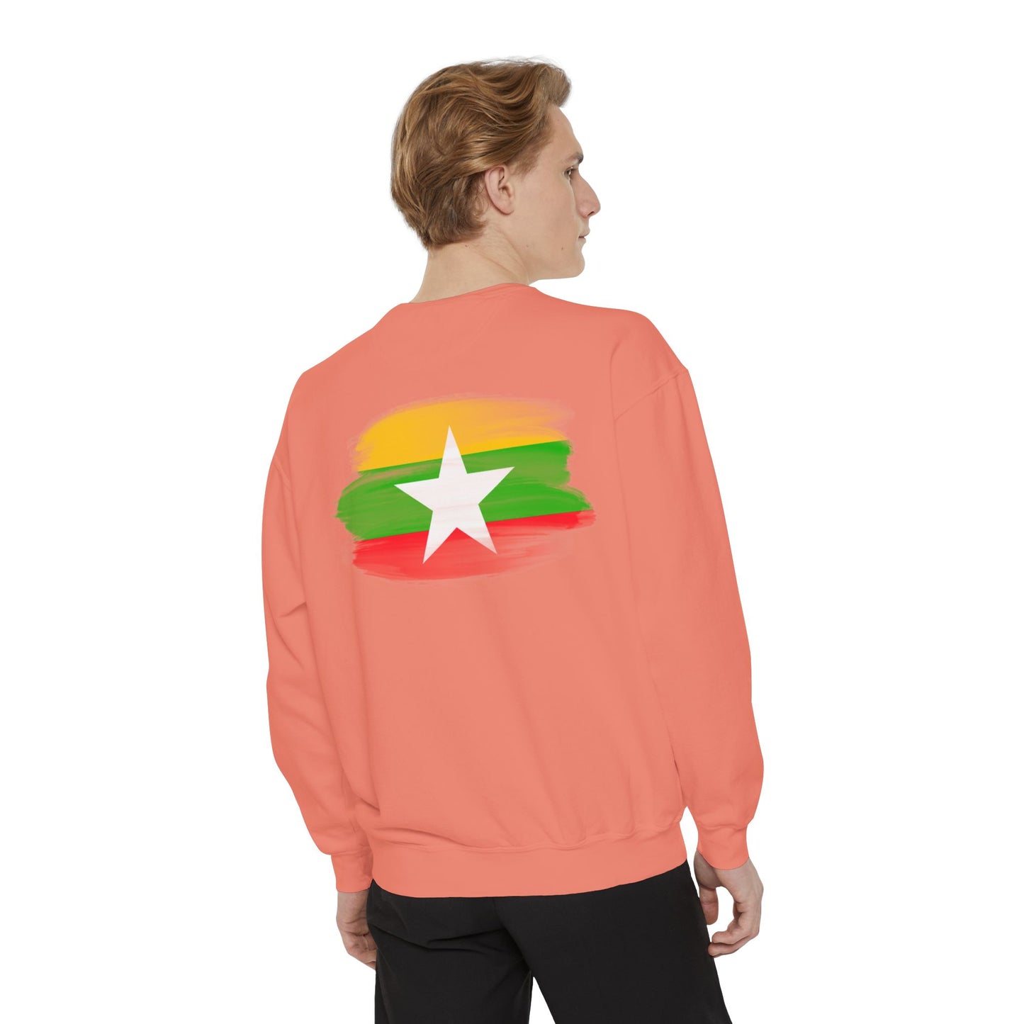 Myanmar Flag Sweatshirt