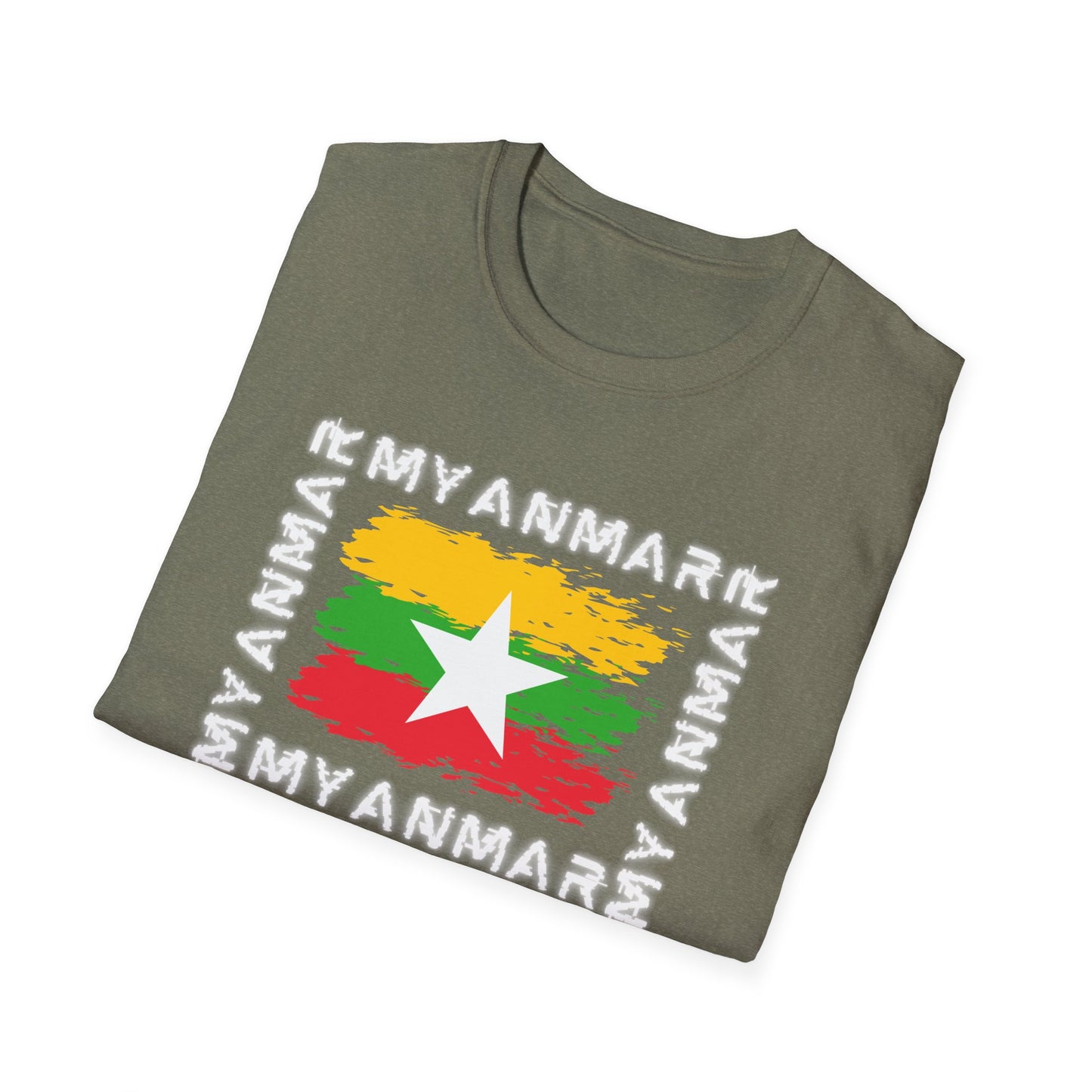 Beautiful Myanmar Flag T-Shirt