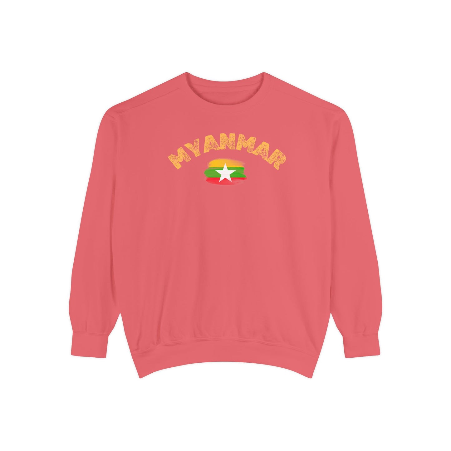 Myanmar Flag Sweatshirt