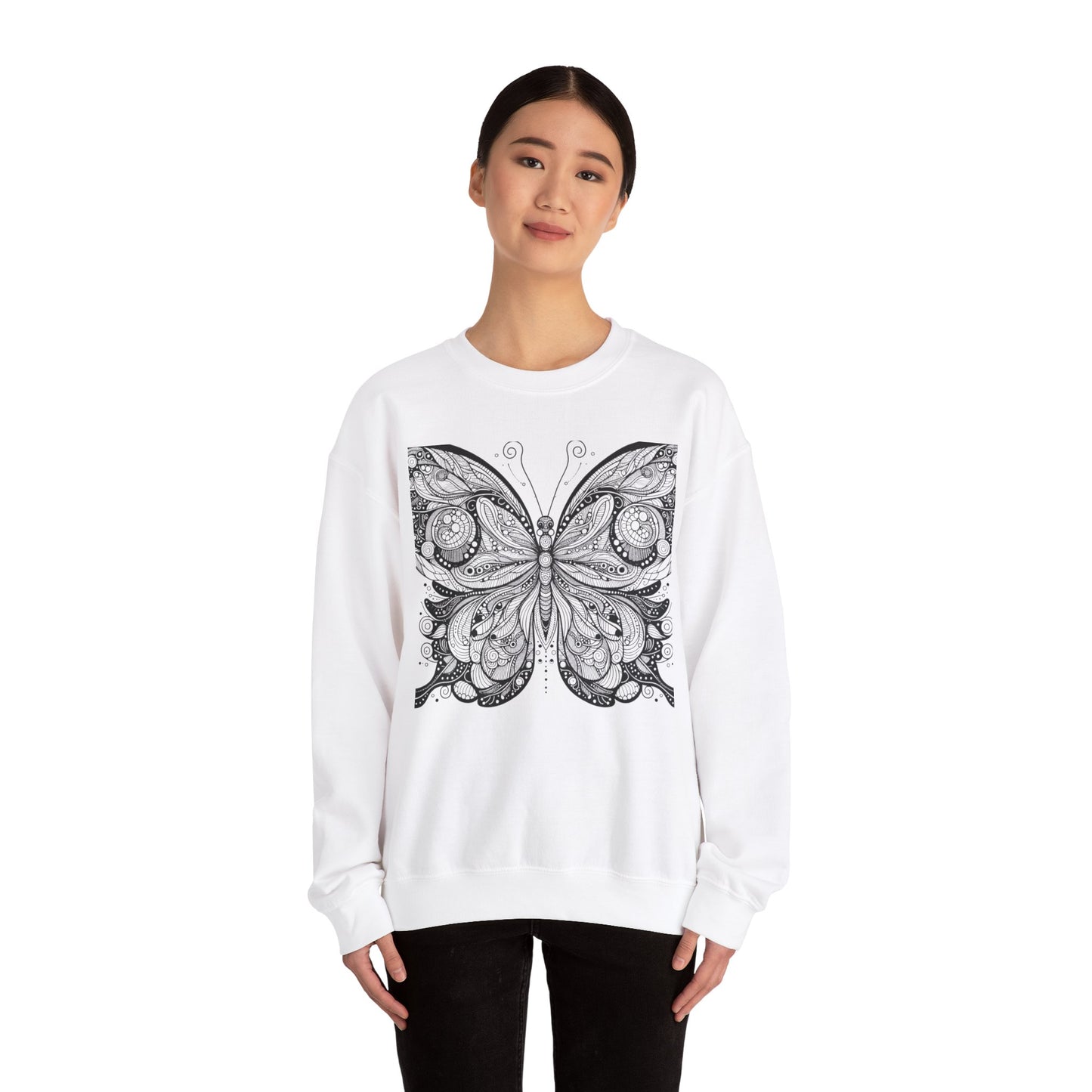 Black Butterfly Sweatshirt