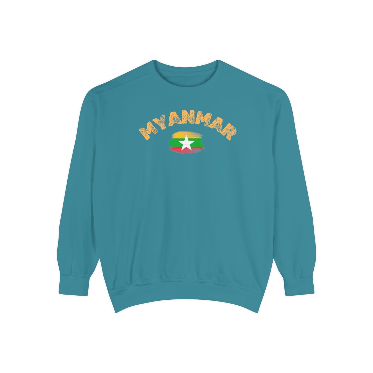 Myanmar Flag Sweatshirt