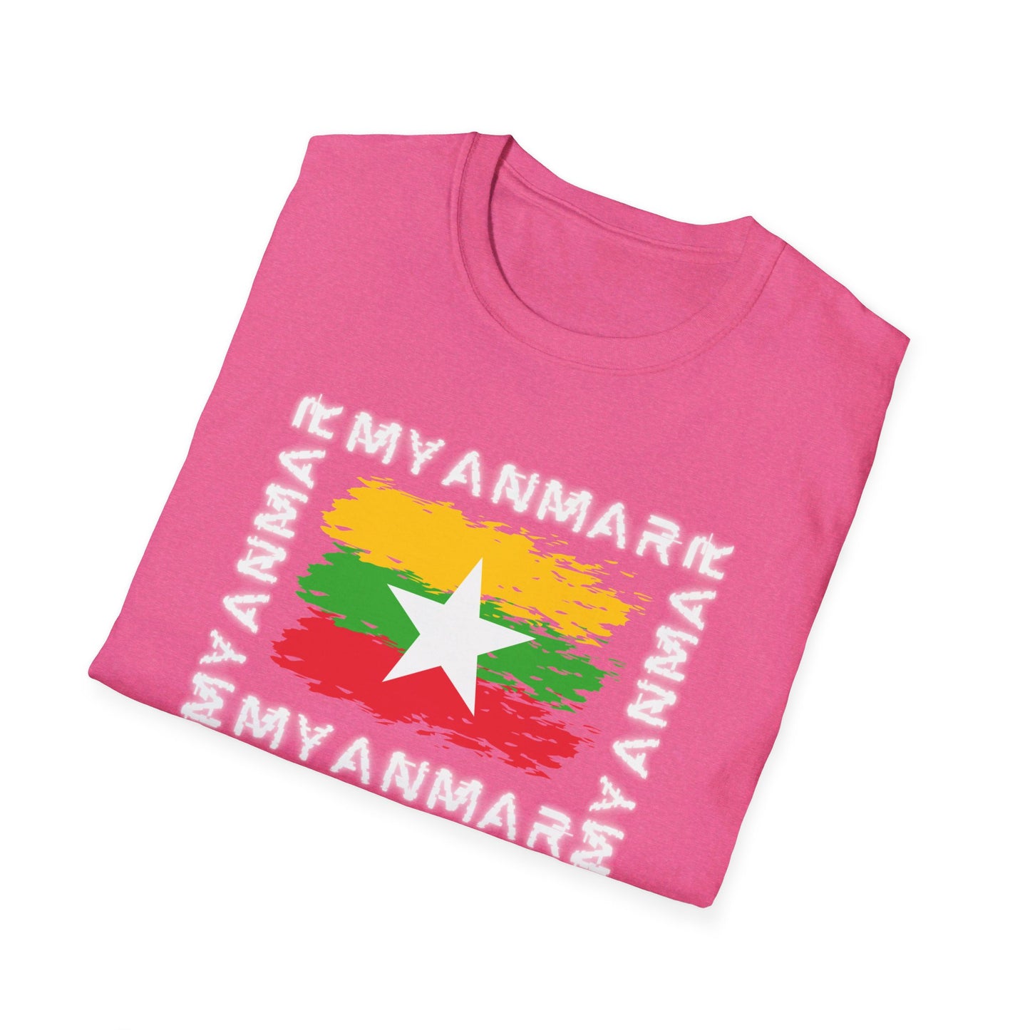 Beautiful Myanmar Flag T-Shirt