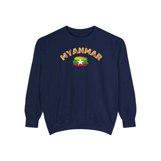 Myanmar Flag Sweatshirt