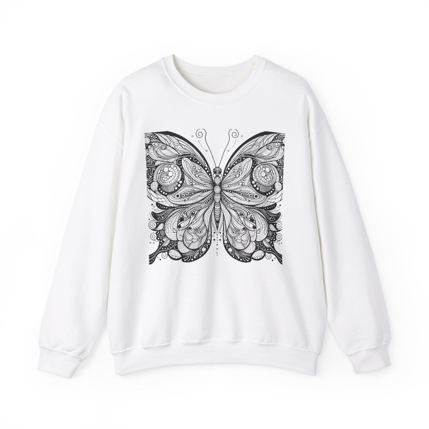 Black Butterfly Sweatshirt