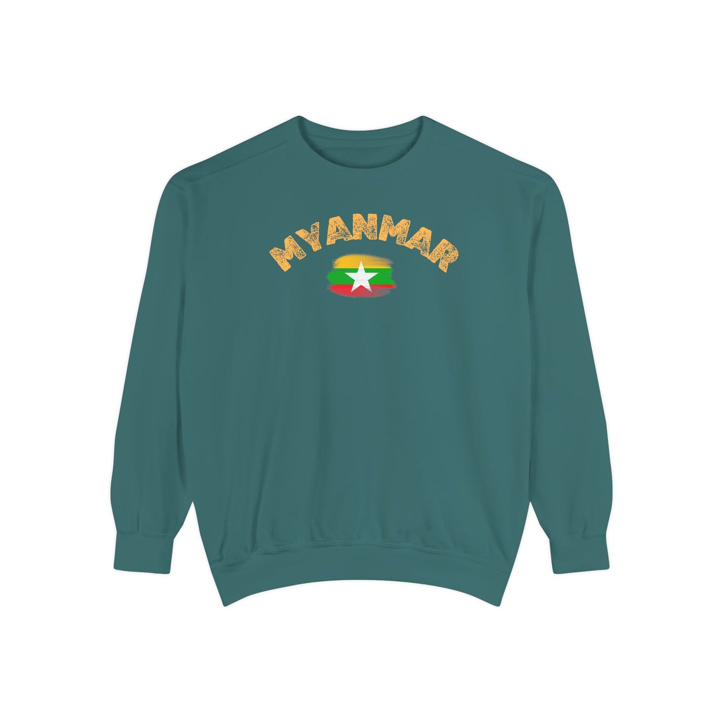 Myanmar Flag Sweatshirt