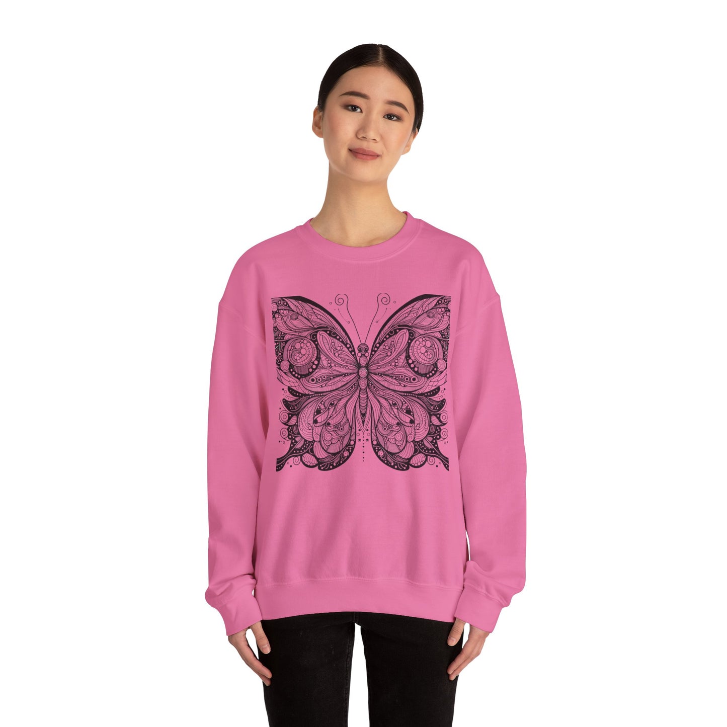 Black Butterfly Sweatshirt