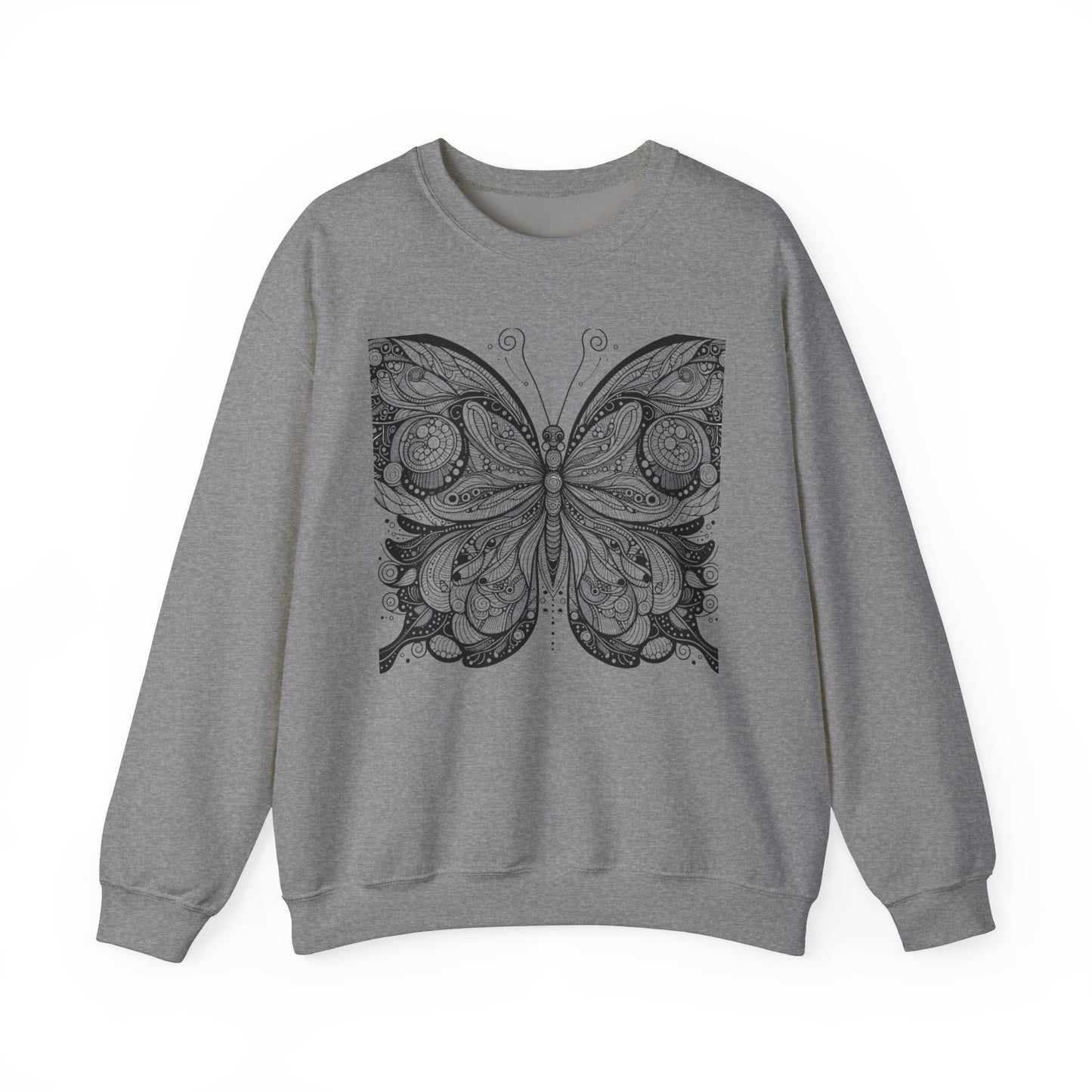 Black Butterfly Sweatshirt