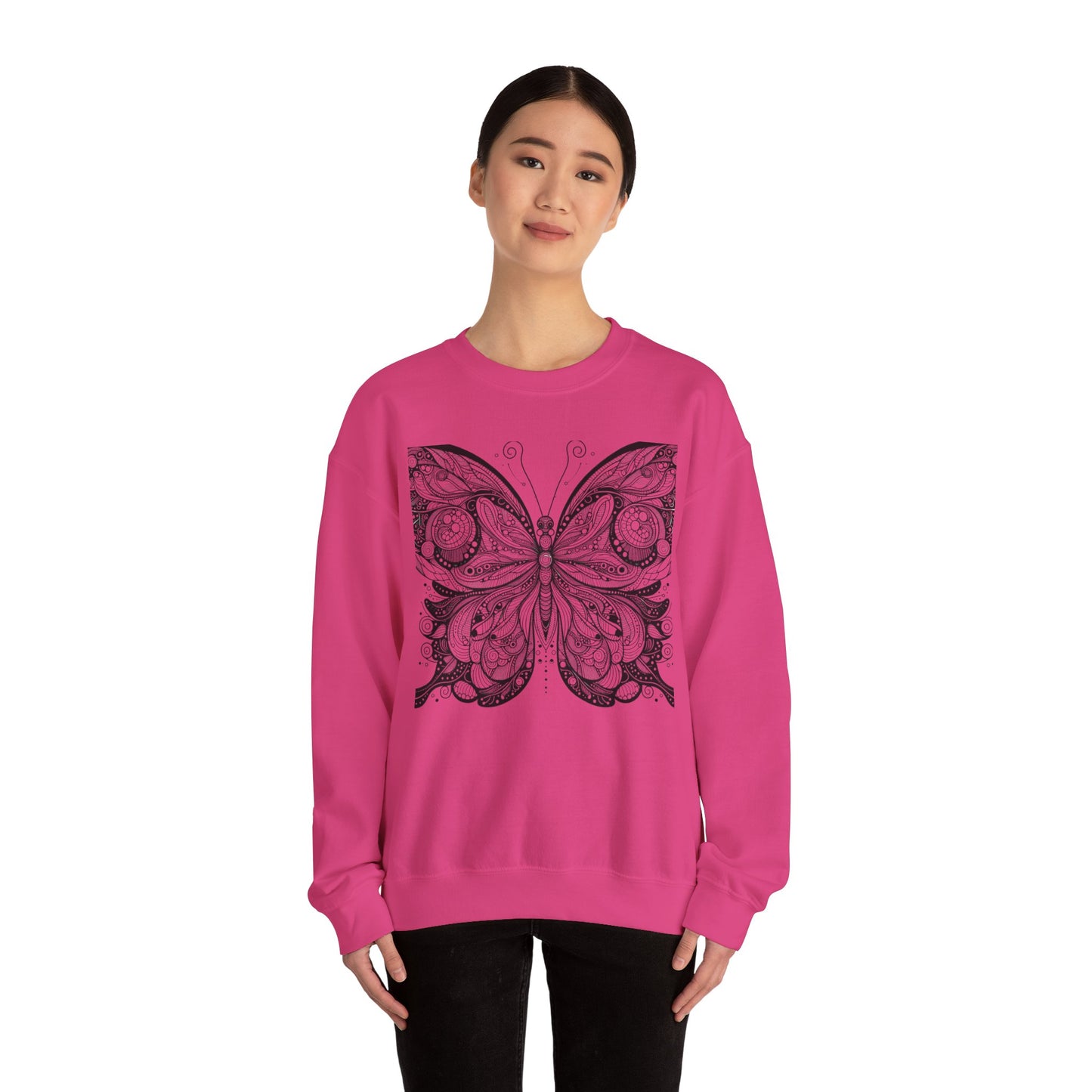 Black Butterfly Sweatshirt